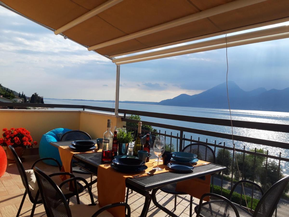 ברנצונה סול גארדה Penthouse Casa Alkea Masse Lake View מראה חיצוני תמונה